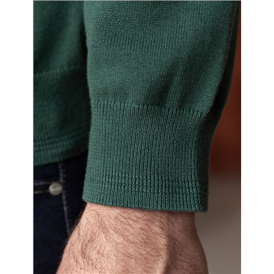 Джемпер-поло из хлопка с нейлоном