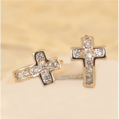 Серьги позолота H01-13568