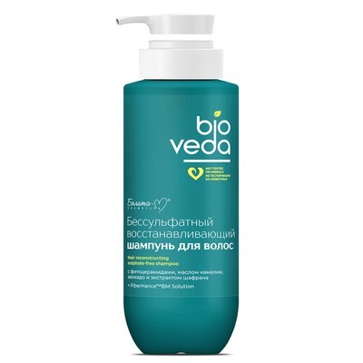 Бессульфатный восстанавливающий шампунь для волос 400 г