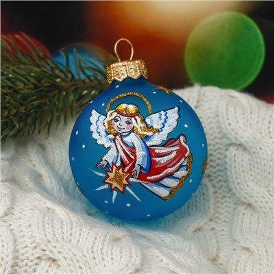 Ёлочный шар «Ангелочек» новогодний, d=6 см, МИКС