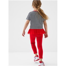 Комплект трикотажный для девочек: джемпер (футболка), брюки (легинсы)