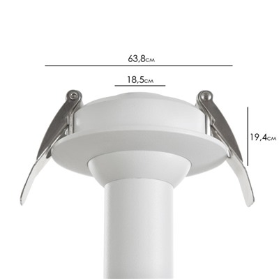 Светильник «Грезы» LED 5 Вт белый 6×6×30 см BayerLux
