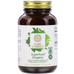 Pure Synergy, SuperPure Oregano, 60 Capsules