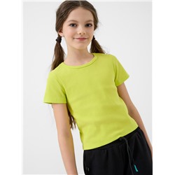 Фуфайка трикотажная для девочек (футболка)