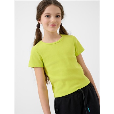 Фуфайка трикотажная для девочек (футболка)