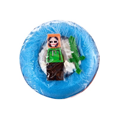 Бомбочка для ванн CUBEHERO синяя, 210 г МИКС