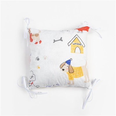 Бортики в кроватку Крошка Я «My doggy» (35×35 см - 8 шт.), 100% хлопок