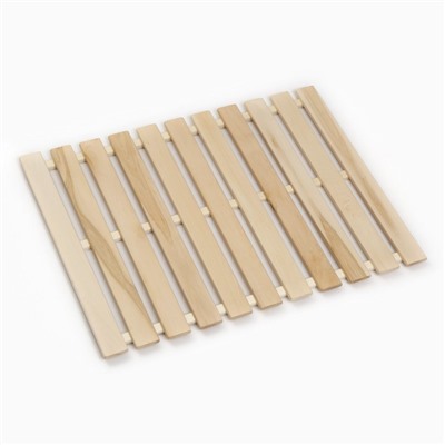 Трапик для бани и сауны, 99×79×3 см, деревянный