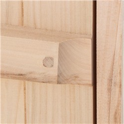 Дверь для бани и сауны, коробка 190×70 см, деревянная, на клиньях, массив, «Добропаровъ»