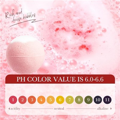 SADOER Бомбочка для ванны ароматическая с розой, 100гр