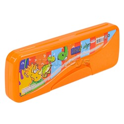 Пенал пластиковый "Потешные динозаврики"