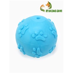 Игрушка «Мяч-лапка», TPR, 6 см, синий