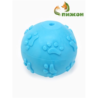 Игрушка «Мяч-лапка», TPR, 6 см, синий