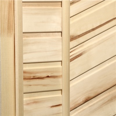 Дверь для бани и сауны, коробка 180×70 см, деревянная, универсальная