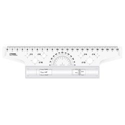 Рейсшина 22 см металлический ролик ЛР15/ЛР-30477 Стамм