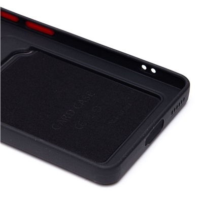 Чехол-накладка - SC337 с картхолдером для "Tecno Camon 30 Pro 5G" (black) (231140)