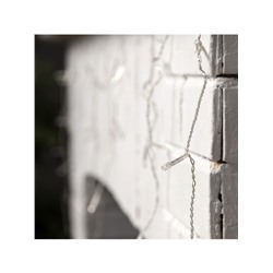 Гирлянда «Бахрома» 3×0.5 м, IP20, прозрачная нить, 80 LED, свечение белое, 8 режимов, 220 В