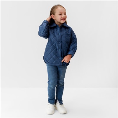 Куртка детская KAFTAN, размер 30 (116-122 см), синяя