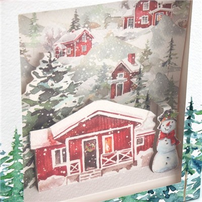 Коробка подарочная новогодняя складная с 3D эффектом «Сказочных моментов», 18×14×23 см