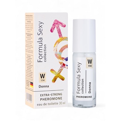 Туалетная вода женская с феромонами Formula Sexy collection Donna W114, 30 мл