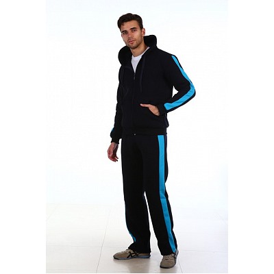 Костюм спортивный утепленный Широкий Лампас фуме распродажа