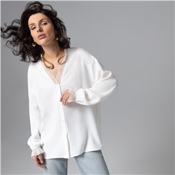 Рубашка нарядная, Моя аура – люкс (белая)