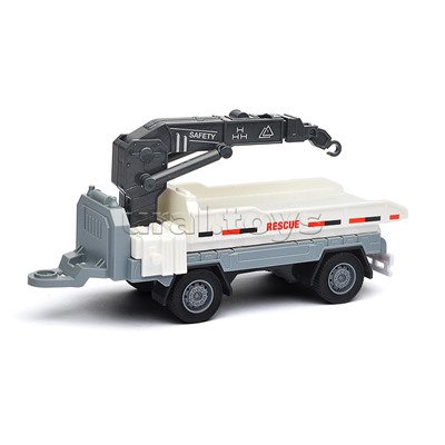 Машина "Погрузчик" с прицепом (свет, звук) в коробке