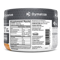 Dymatize Nutrition, Athlete's Pre, предтренировочная добавка, апельсин-ананас, 200 г