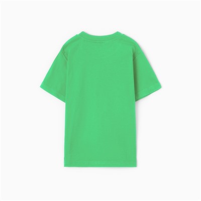 Футболка детская, ярко-зелёная, рост 146 см