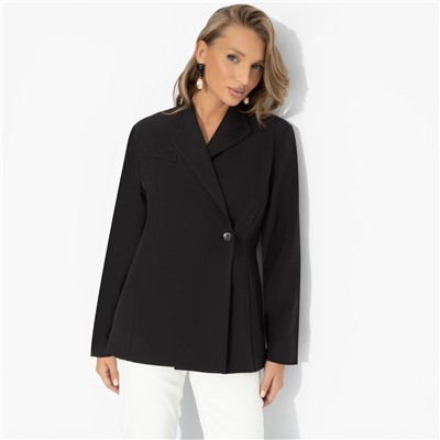 Жакет дизайнерский, Дерзкий силуэт (чёрный)