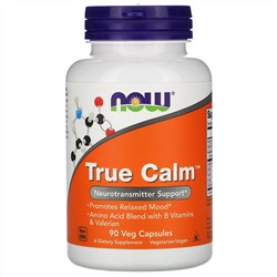Now Foods, True Calm, 90 растительных капсул