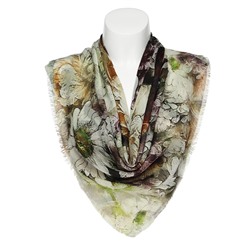 Платок Т2-556 цветы