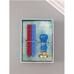 Подарочный набор для сургучной печати «Маяк», печать, ручка, сургуч, 12.5×10×3.6 см