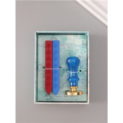 Подарочный набор для сургучной печати «Маяк», печать, ручка, сургуч, 12.5×10×3.6 см