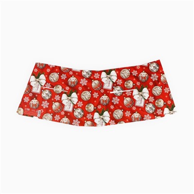 Коробка подарочная новогодняя складная с ручками «С Новым годом» 23×8×32 см