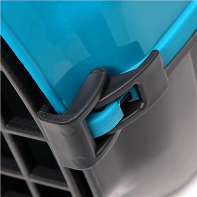 Переноска для животных «Сириус», 33.5×31×50 см, бирюзовая