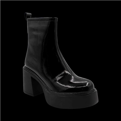 Ботинки из натуральной кожи Р-121-8 черные