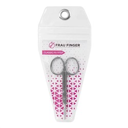 Frau Finger Ножницы маникюрные для кутикулы прямые / Classic FS-117SP, глянцевые, ручная заточка, 10 см 20678
