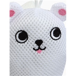 Игрушка - мочалка детская «Белый мишка» Крошка Я