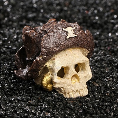 Декор для аквариума «Череп», 7×7×7 см