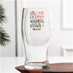 Бокал для пива с надписью «Полный ДЖИНГЛБЕЛС», 500 мл