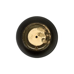 УЦЕНКА Горшок цветочный с поддоном 5л, темное золото керамика, "Золото" (М)