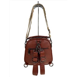 Женская сумка-рюкзак из искусственной кожи, цвет рыжий