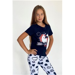 Футболка 5092 детская (Синий)