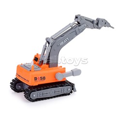 Машина "Бур" оранжевый, световые эффекты, в коробке