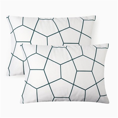 Комплект наволочек «Этель» Hexagon, 50×70 см, 2 шт., бязь, хлопок 100%