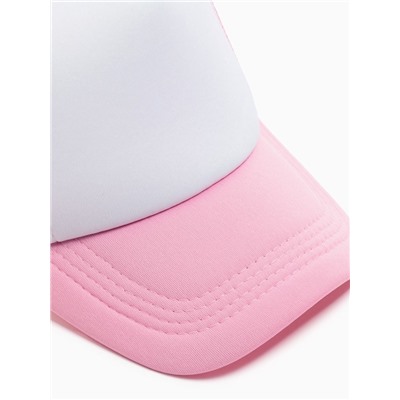 Бейсболка с сеткой MINAKU, светло-розовая, размер 56-58