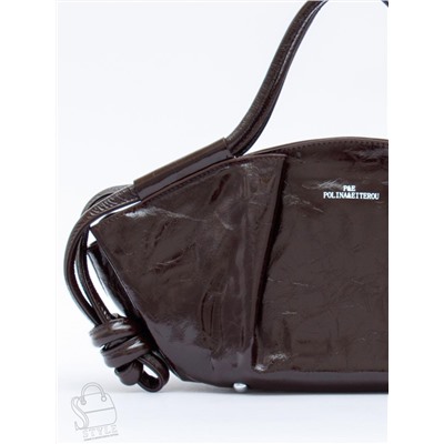 Сумка женская кожаная 1473-2Y coffee Polina&Eiterou  в Новосибирске