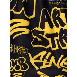 Плавки-шорты трикотажные для мальчиков, средней длины