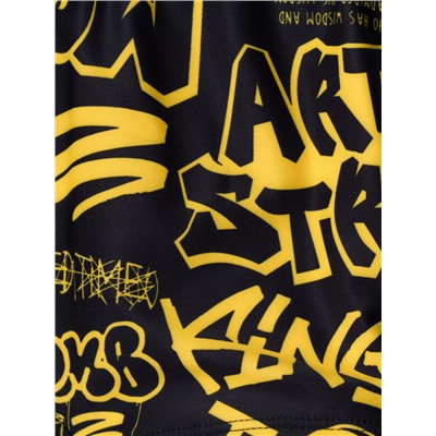 Плавки-шорты трикотажные для мальчиков, средней длины